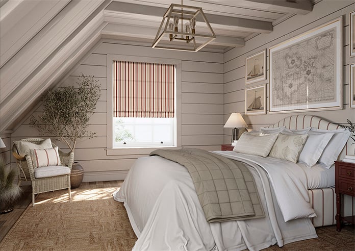 The British Stripe Co. George, Teignbridge No.1 - Twist&Fit Roman Blind - Image 7